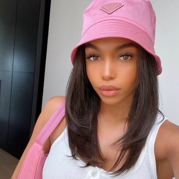 PRADA PINK BUCKET HAT size small - Picture 1 of 8